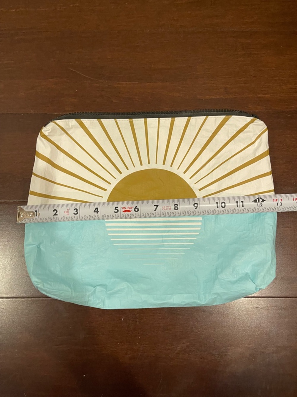 aloha collection pouch zippered with sun & water print - Picture 5 of 8